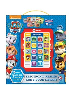 PAW Patrol Electronic Reader and 8-Book Library - New in box